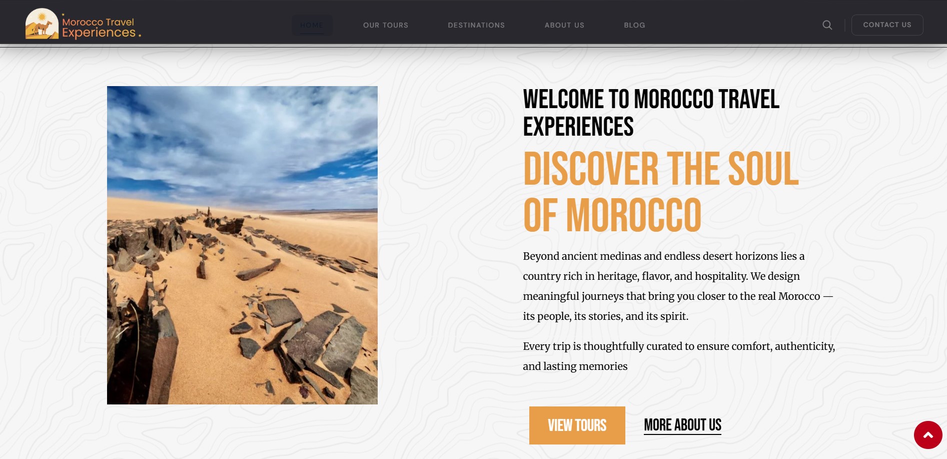 Capture d'écran du projet