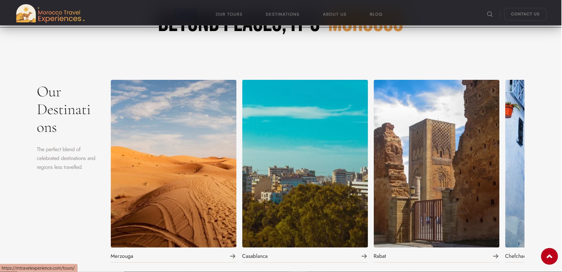 Capture d'écran du projet